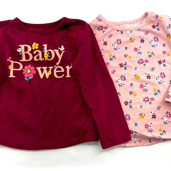 Garanimals Other - 2 Garanimals Floral Long-sleeve Tops, Size 24 Mos